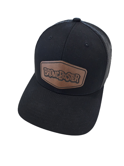 BroncBuster Leather Patch Hat